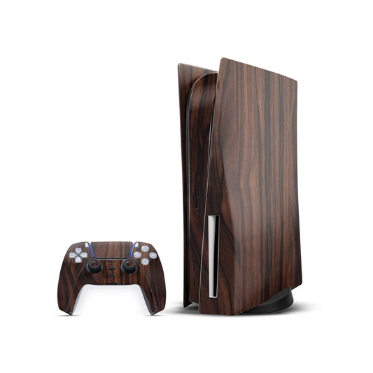 3M Ebony Wood Console Skin - PlayStation & Xbox Compatible